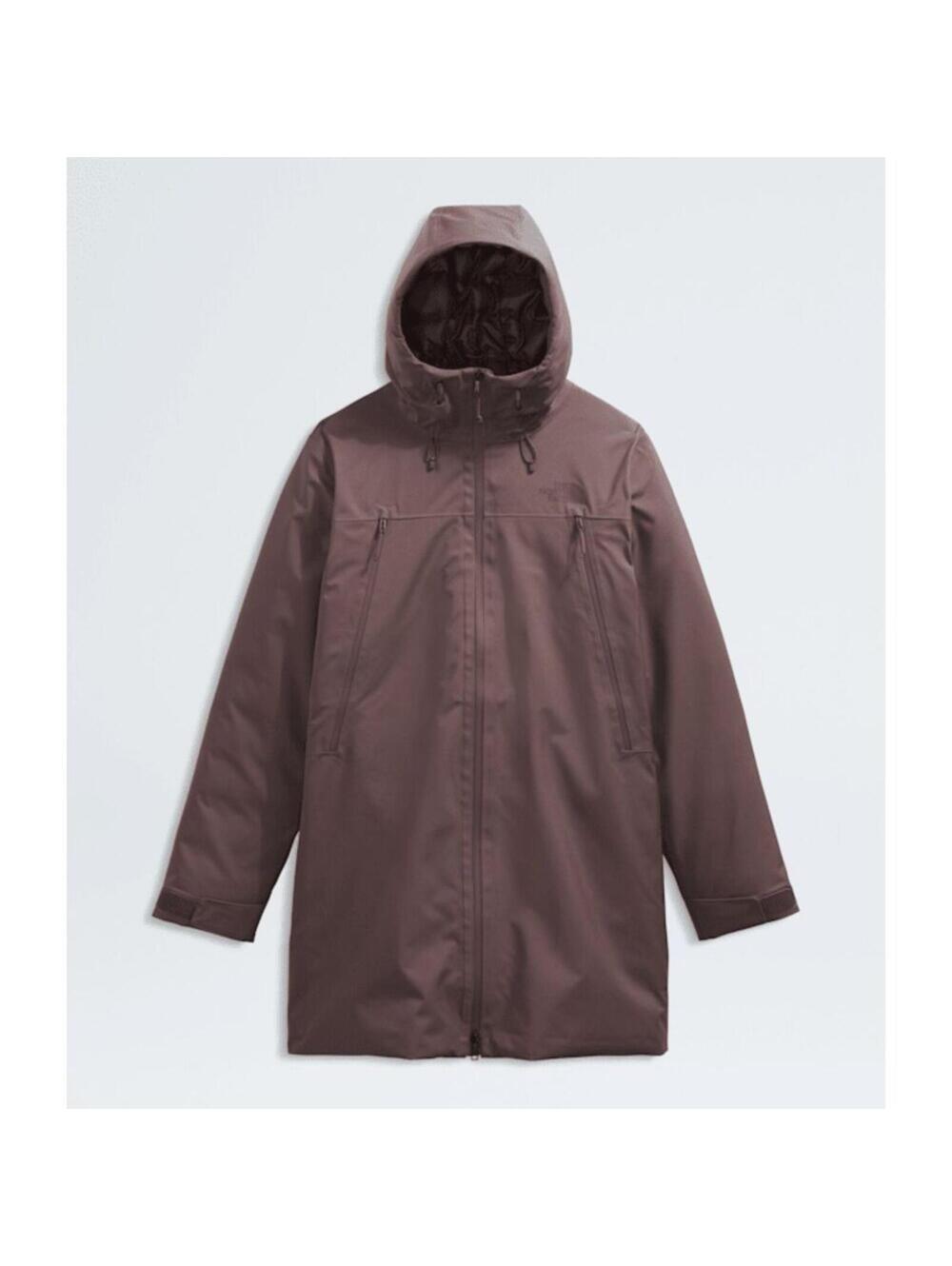 NWT The North Face Women's Range Down Parka Brown L LARGE jacket coat - Picture 4 of 6